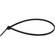 Pearstone 8" Plastic Cable Ties - Black (20-Pack)