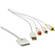 Xuma Composite AV Cable with USB 30-Pin Charge & Sync for iPhone/iPod/iPad - 6'