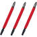 LensCoat LegCoat Wraps 111 (Red, 3 Pack)