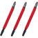 LensCoat LegCoat Wraps 514 (Red, 3 Pack)