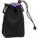 Zing Designs MPBK1 Medium Drawstring Pouch (Black/Purple)