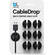 Bluelounge CableDrop (Black, 6-Pack)