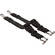 Beneath the Surface Beach Diving Straps with Stainless Steel for Tray System (Black)