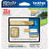 Brother TZeMQ835 1/2" White Print On Satin Gold Laminated Tape (16.4'/5.0 m)