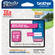 Brother TZeMQP35 1/2" White Print On Berry Pink Laminated Tape (16.4'/5.0 m)
