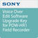 Sony Voice Over Edit Software Upgrade Key for PDW-HR1 Field Recorder