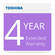 Toshiba 4 Year Extended Warranty Program for Surveillix Recording Products