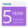 Toshiba 5 Year Extended Warranty Program for Surveillix Recording Products