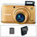 Canon PowerShot SX210 IS Digital Camera with Basic Accessory Kit (Gold)