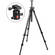 Oben CC-2320L 3-Section Carbon Fiber Lateral Tripod with BB-2 Ball Head Kit