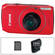 Canon PowerShot SD4000 Digital ELPH Camera w/Deluxe Accessory Kit (Red)