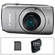 Canon PowerShot SD4000 Digital ELPH Camera w/Deluxe Accessory Kit (Silver)