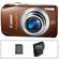 Canon PowerShot SD4500 IS Digital ELPH Camera with Deluxe Accessory Kit (Brown)