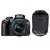 Nikon [Refurbished] D3100 SLR Digital Camera w/18-55mm VR & 55-200mm VR Lenses Deluxe Kit