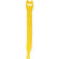 Pearstone 0.5 x 8" Touch Fastener Straps (Yellow, 10-Pack)