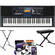 Yamaha PSR E-333 with KS7190 Stand, Keyboard Bench and Survival Kit B2