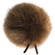 Bubblebee Industries Windbubble Miniature Imitation Fur Windscreen (Brown)