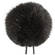 Bubblebee Industries Windbubble Miniature Imitation Fur Windscreen (Black)