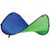 Digital Juice 5 x 7' Chroma Pop Portable Blue Green Screen Studio