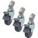 Kupo 80mm Brake Caster 22mm Round (Set 3)