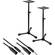 B&H Photo Studio Monitor Stands Kit with 1/4" TRS to XLR Cables