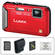 Panasonic Lumix DMC-TS20 Digital Camera Deluxe Accessory Kit (Red)