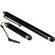 Xuma Mini Stylus Kit for Tablets and Smartphones (Full-Size and Small Stylus with 3.5mm Headphone Jack, Black)