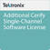Tektronix ADDITIONAL SINGLE CHANNEL LICENSE