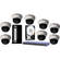 ACTi 8-Cam 1.3 MP 4.2mm Indoor Kit with 8-Ch Network System / 2TB SATA / and PoE Switch