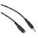 Pearstone Stereo Mini Male to Stereo Mini Female Cable (Black) - 3'