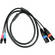 Remote Audio SD 702/744T 2-TA3F O to 2-XLRM/MIC/48"