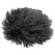 Auray Fuzzy Windbuster for Lavalier Microphones (Black)
