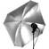 Dynalite 48" QUAD SQR UMBRELLA (SLVR/BLK BACK)