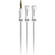 Xtreme Cables Mini 3.5mm Metallic Audio Splitter Cable (White, 36")