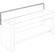 Arkay Deluxe 10" High Backsplash for 60" Long Economy Sink