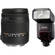 Sigma 18-250mm f/3.5-6.3 DC Macro OS HSM Lens and EF610 DG ST Flash Kit for Canon