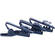 WindTech TC-7 Set of Three Tie Clips for 1 to 2mm Lapel Microphones (Black)