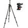 Oben CC-2310LA 3-Section Carbon Fiber Lateral Tripod Legs with BB-0 Ball Head