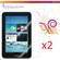 rooCASE 4-Pack (2 Anti-Glare, 2 HD Clear) Screen Protectors for Samsung Galaxy Tab 2 7" Tablet