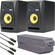 KRK RoKit 5 G2 Desktop Stereo Pair Kit with XLR Cables and MoPADs