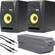 KRK RoKit 5 G2 Desktop Stereo Pair Kit with 1/4" TRS Cables and MoPADs