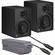 Mackie MR5mk2 Desktop Stereo Pair Kit with XLR Cables and MoPADs