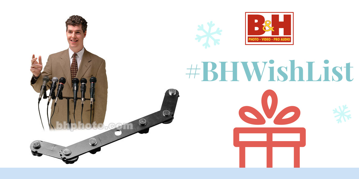 OnStage MY700 Multiple Microphone Mounting Bar MY700 B&H Photo