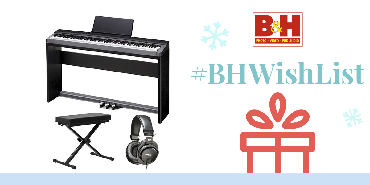 Casio Privia PX130 88Key Portable Digital Piano Home Bundle