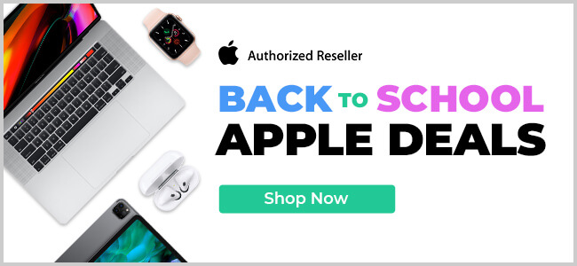 Back to School Apple banner