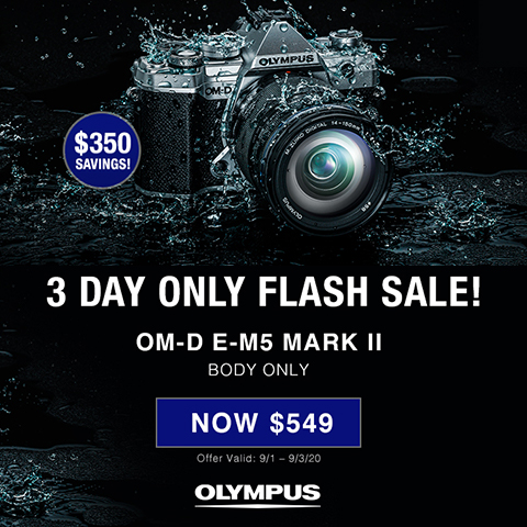 Olympus Flash Sale Banner