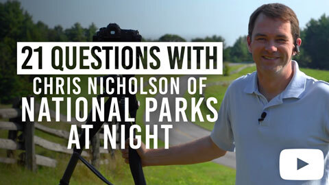 21 Questions with National Parks at Night Banner