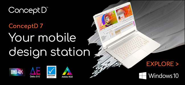Acer ConceptD 7 Banner