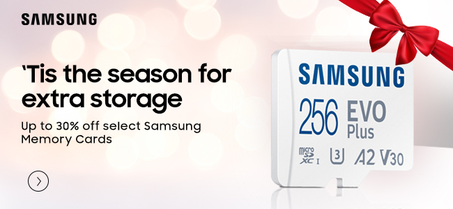 Samsung Memory Cards Banner