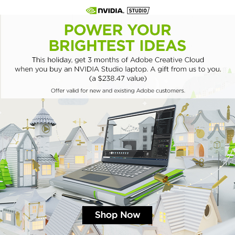 NVIDIA AStudio Banner